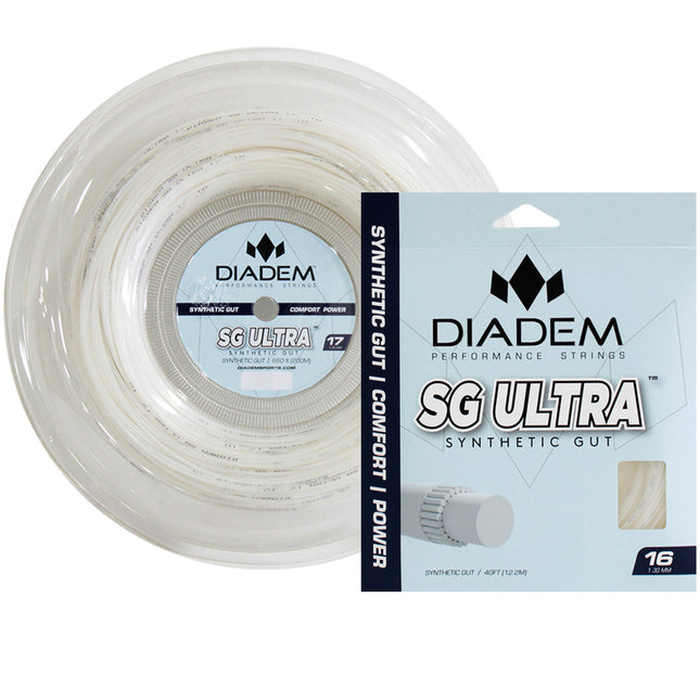 Diadem SG Ultra Tennis Racquet String, Reel 660ft/200m