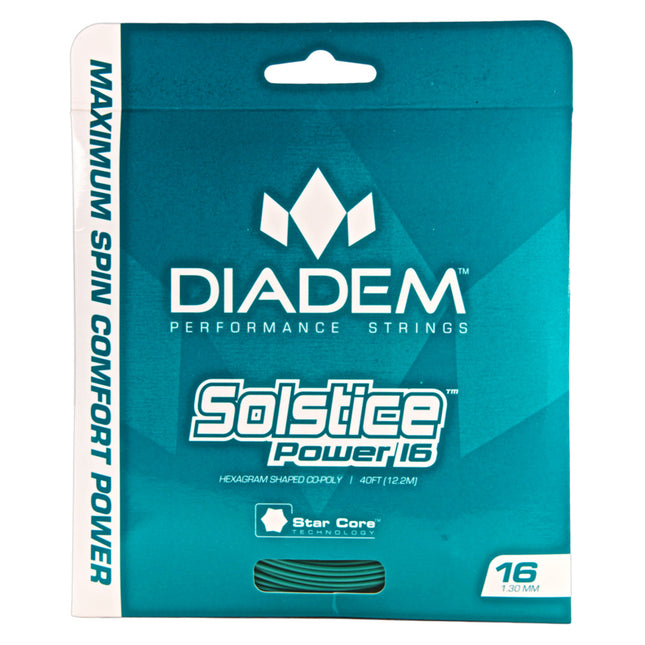 Diadem Solstice Power Tennis Racquet String, Set 40ft/12.2m