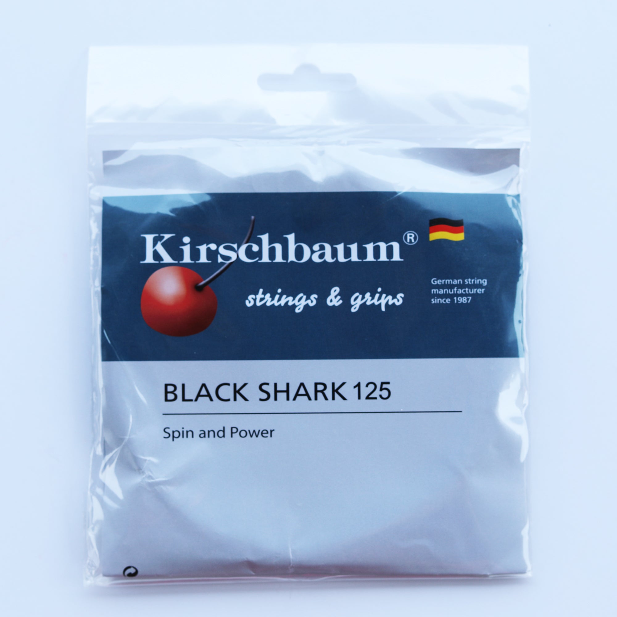Black Tenmis Racquet String Kirschbaum Black Shark tennis racquet string, 40ft/12.2m set ...