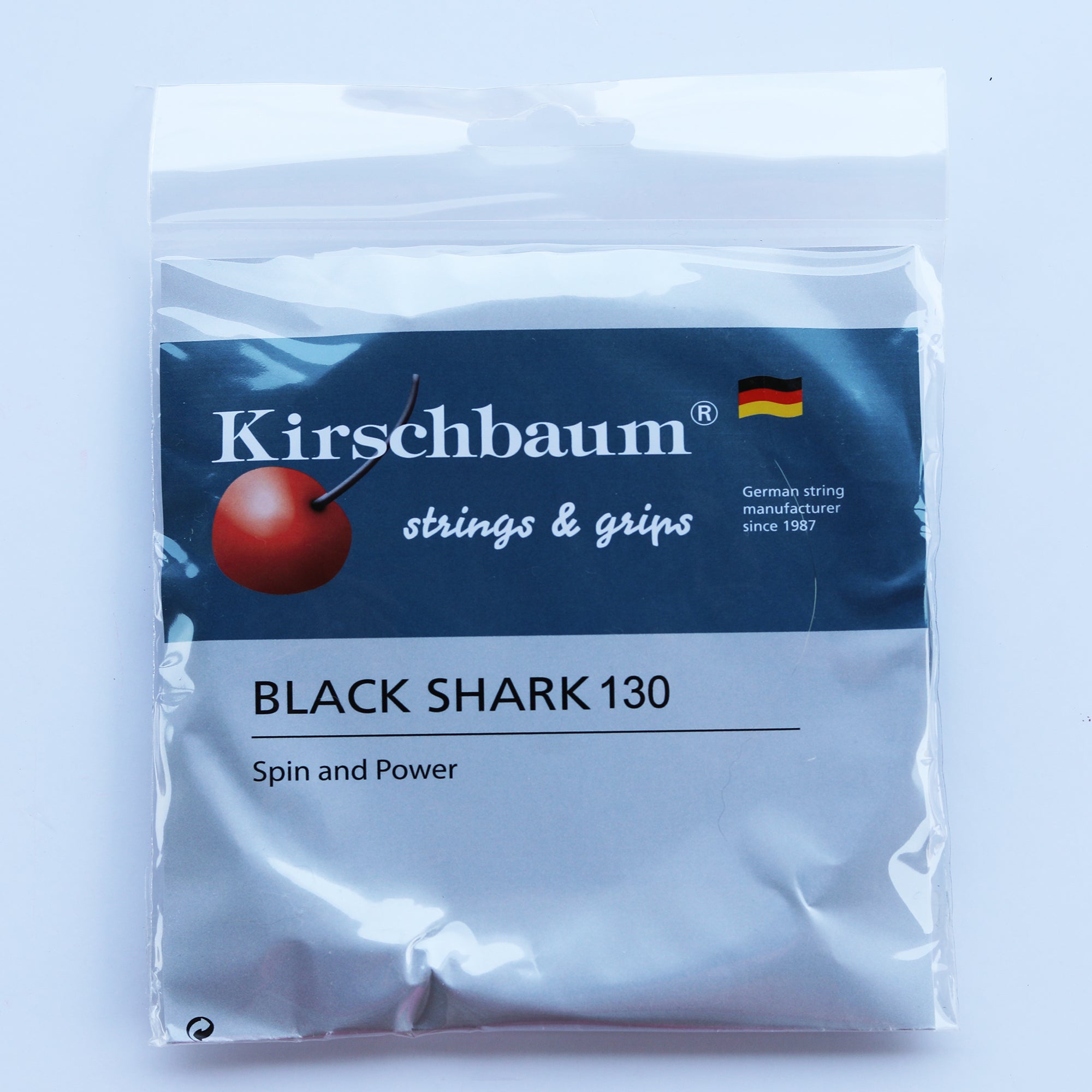 Black Tenmis Racquet String Kirschbaum Black Shark tennis racquet string, 40ft/12.2m set ...