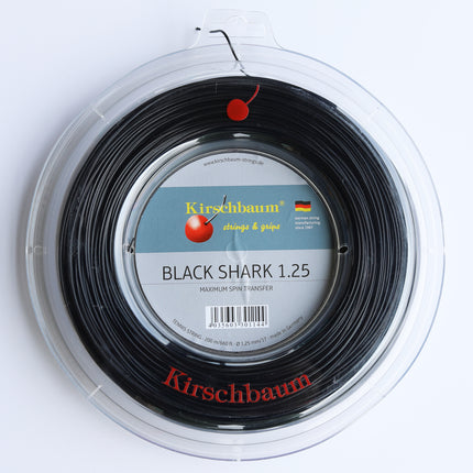 Kirschbaum Black Shark Tennis Racquet String, Reel 660ft/200m