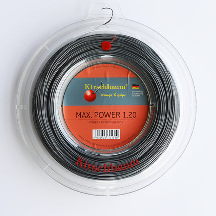 Kirschbaum Max Power Tennis Racquet String, Reel 660ft/200m