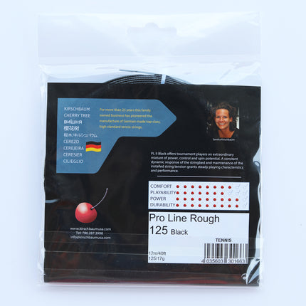 Kirschbaum Pro Line Rough Tennis String, Racquet Set. 40ft/12.2m