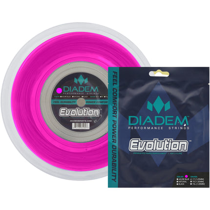 Diadem Evolution Racquet String Pink Reel